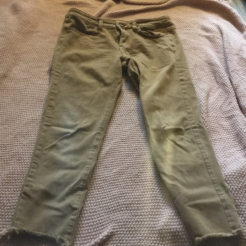 American Eagle Tan Jeggings